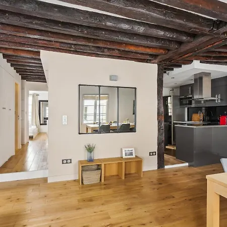 아파트 Bnbnook - Bright 2br Near Louvre & Pompidou 파리