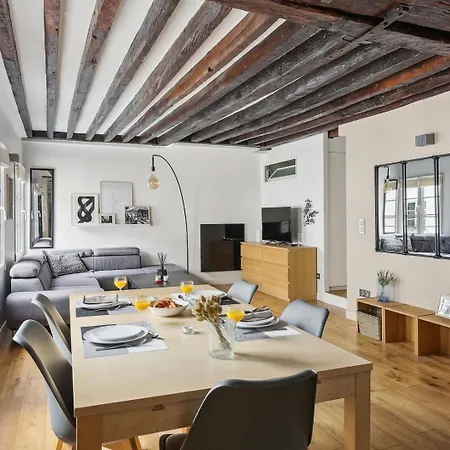 Bnbnook - Bright 2br Near Louvre & Pompidou